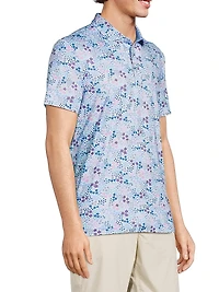 Rhodes Floral Polo Shirt