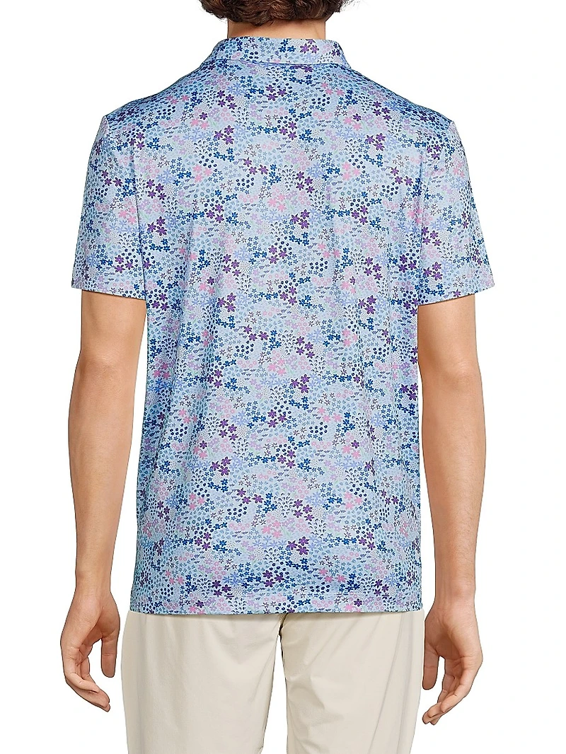 Rhodes Floral Polo Shirt