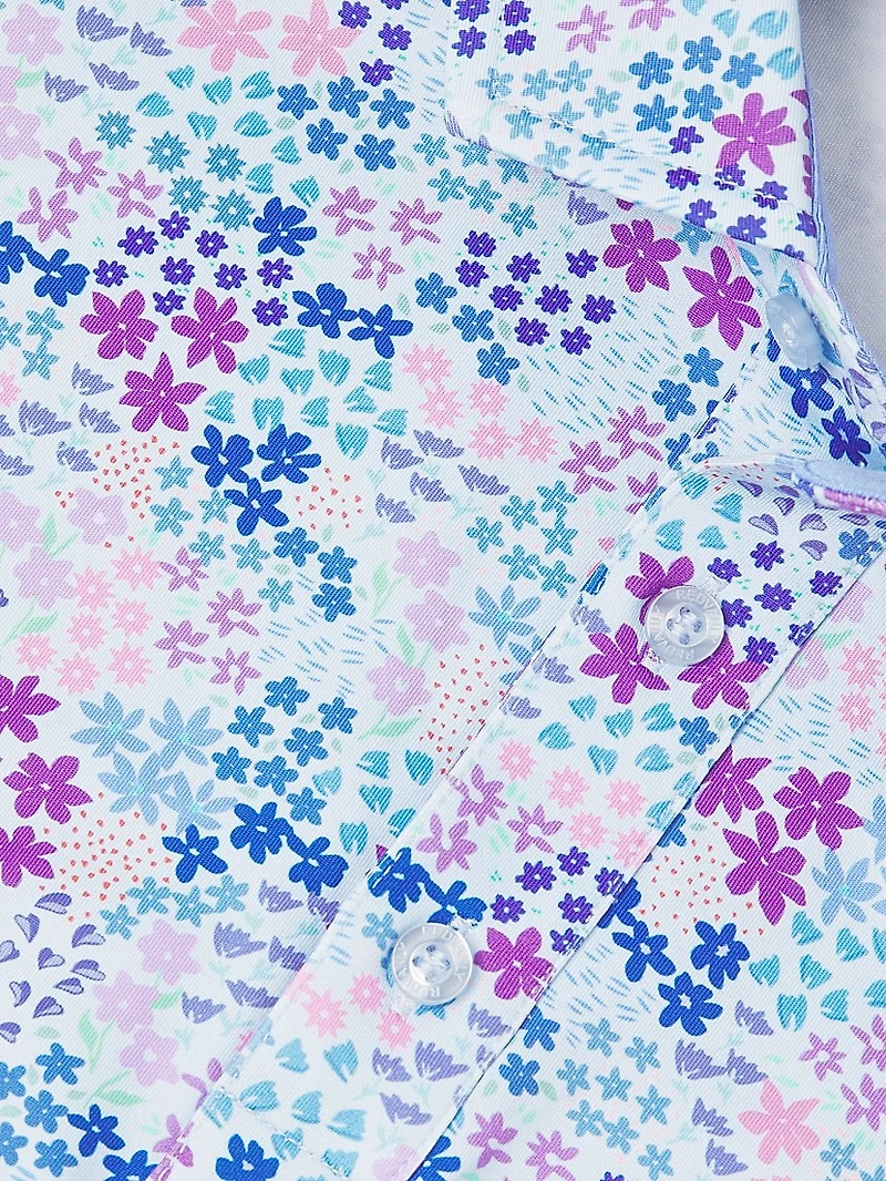 Rhodes Floral Polo Shirt