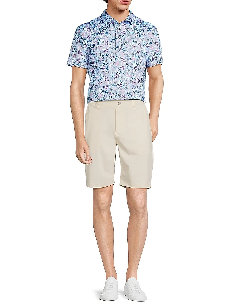 Rhodes Floral Polo Shirt