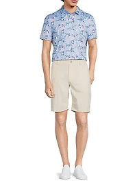 Rhodes Floral Polo Shirt