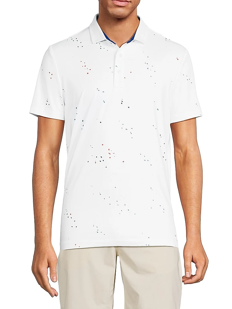 Hanson Splatter Polo Shirt