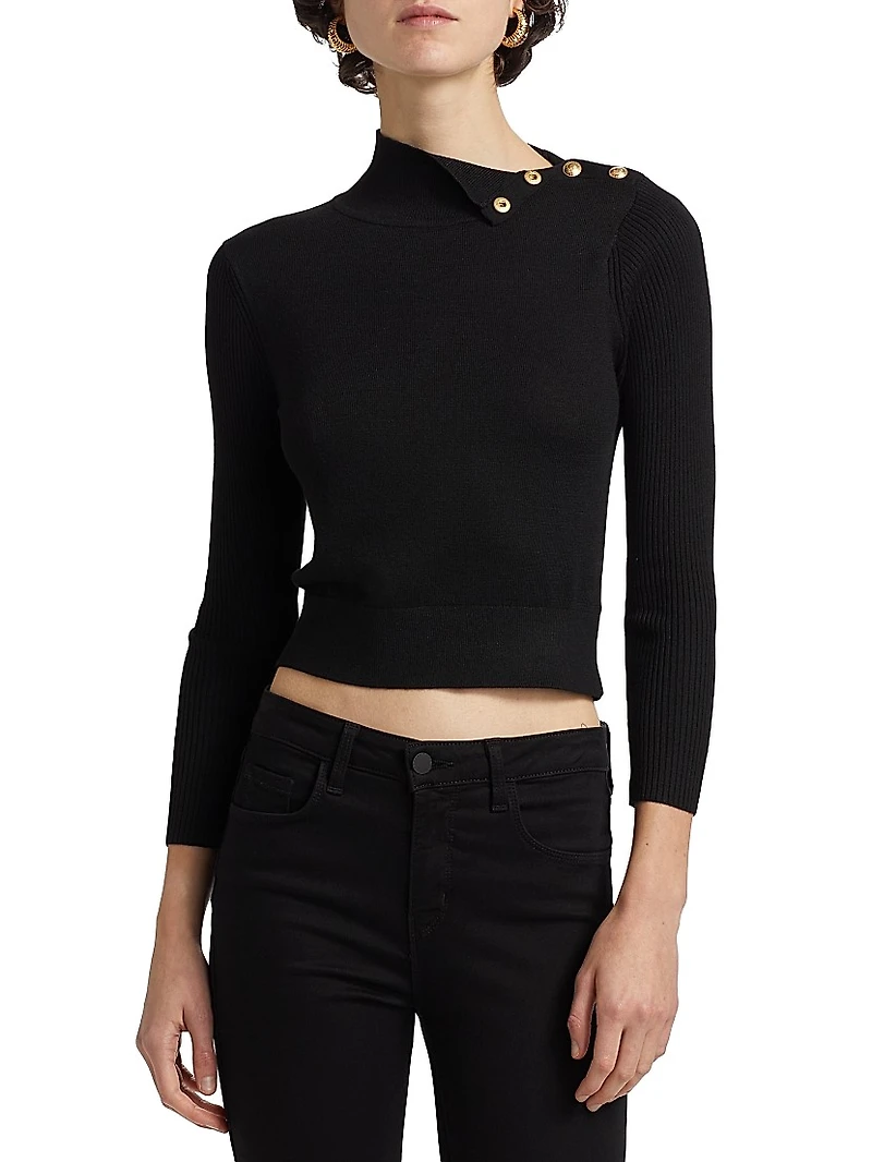 Kamdyn Mock Turtleneck Top