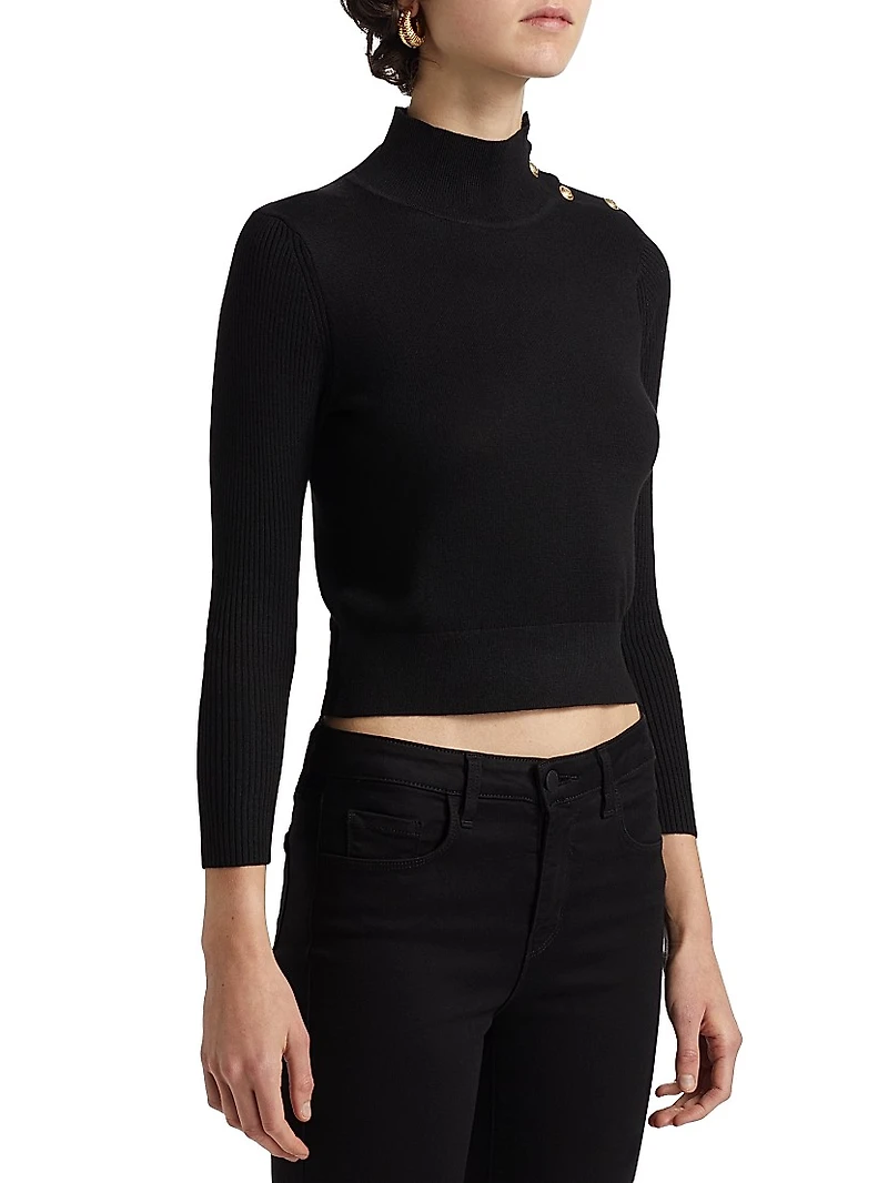 Kamdyn Mock Turtleneck Top
