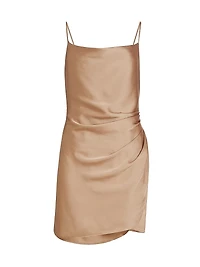 Bruna Wrap-Style Cami Dress