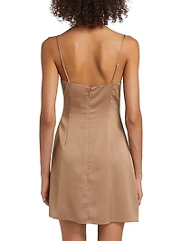Bruna Wrap-Style Cami Dress