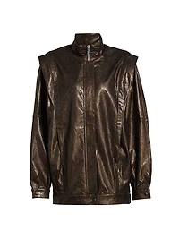 Vonna Faux Leather Jacket