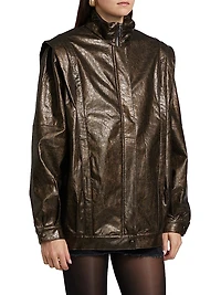 Vonna Faux Leather Jacket
