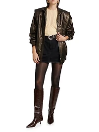 Vonna Faux Leather Jacket