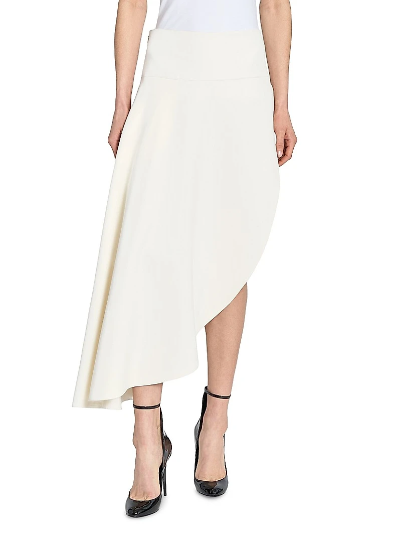 Asymmetric Maxi Skirt