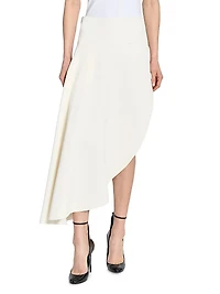 Asymmetric Maxi Skirt