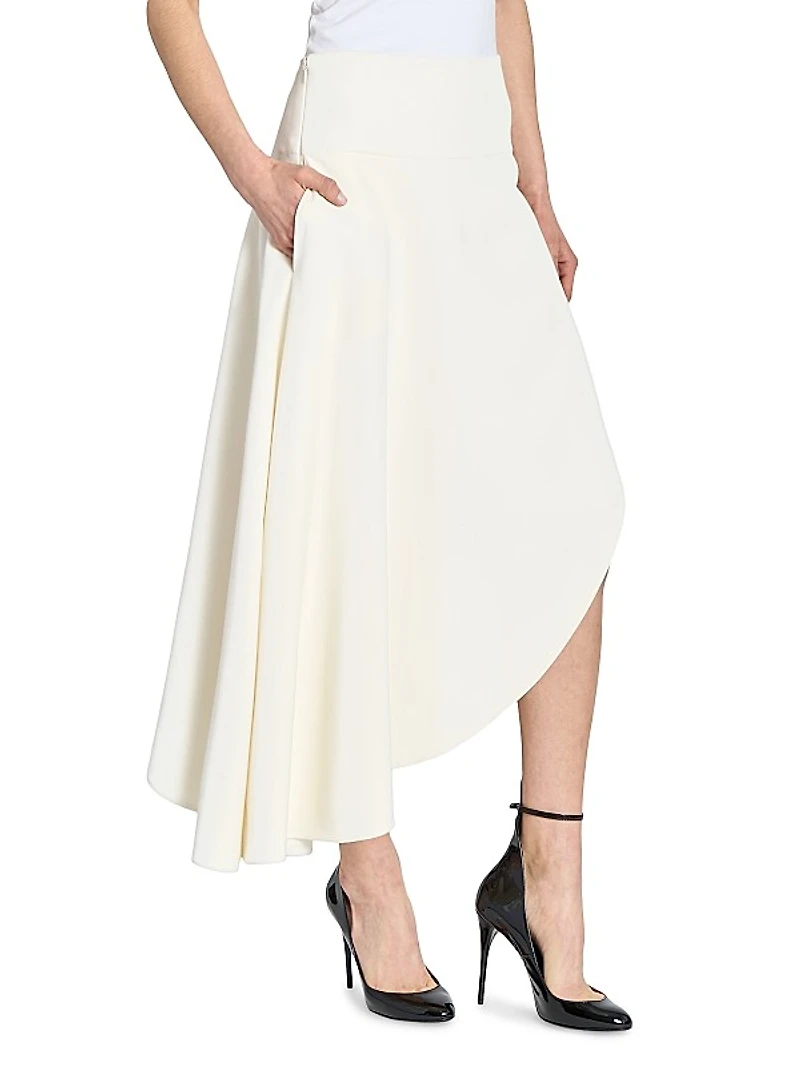 Asymmetric Maxi Skirt