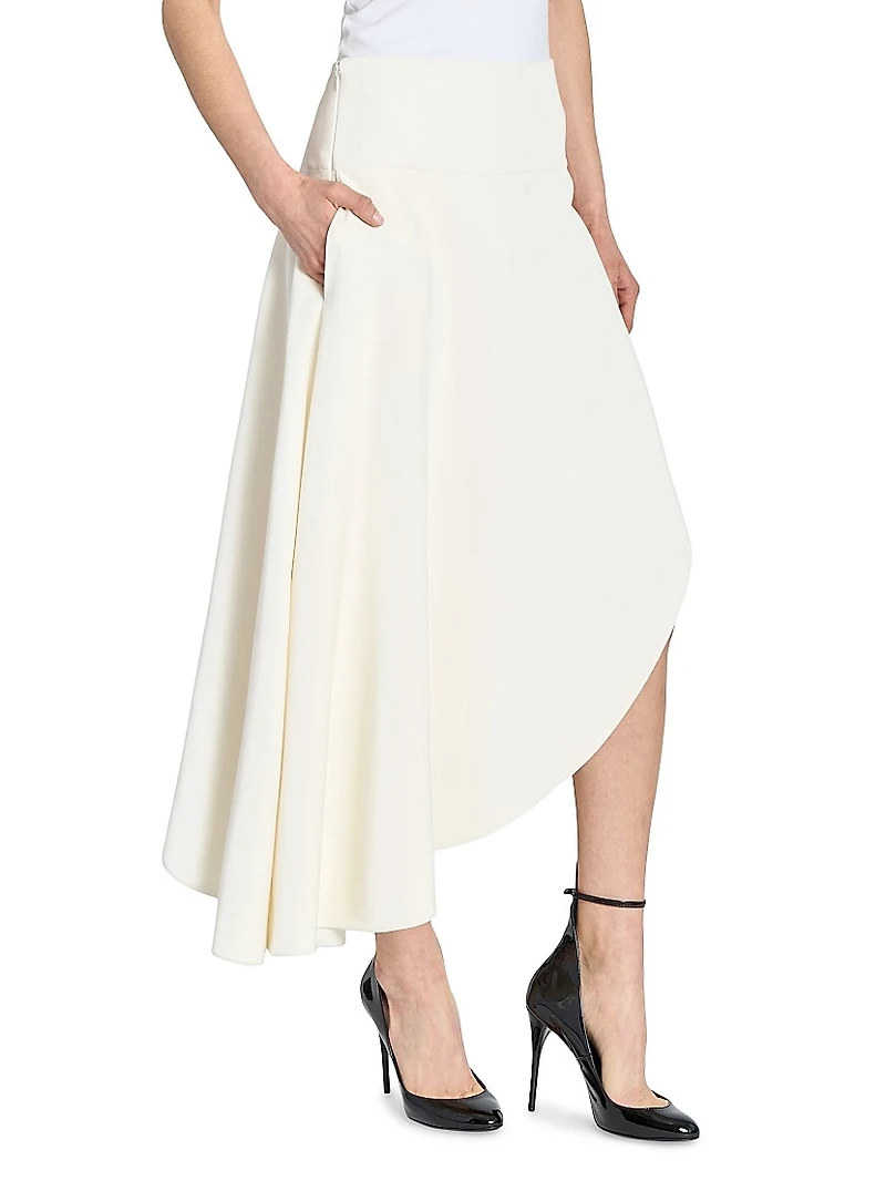 Asymmetric Maxi Skirt