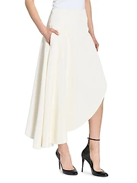 Asymmetric Maxi Skirt