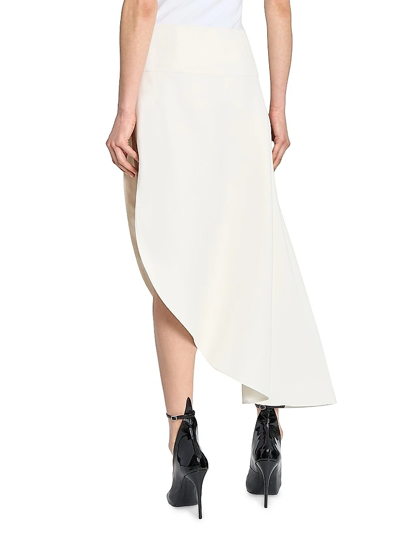Asymmetric Maxi Skirt