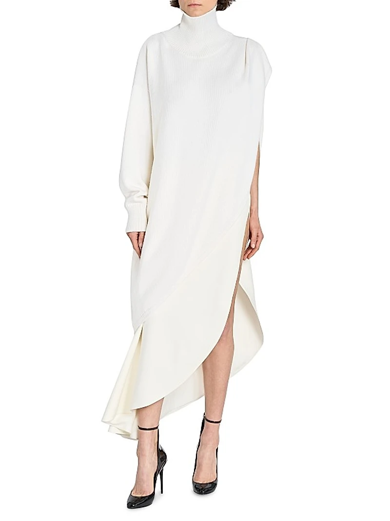 Asymmetric Maxi Skirt