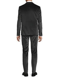 Satin-Lapel Velvet Tuxedo