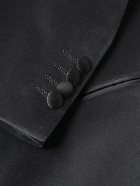 Satin-Lapel Velvet Tuxedo