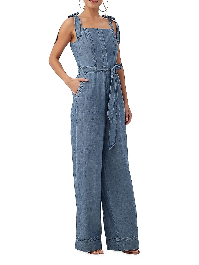 Pago Pago Linen-Blend Jumpsuit