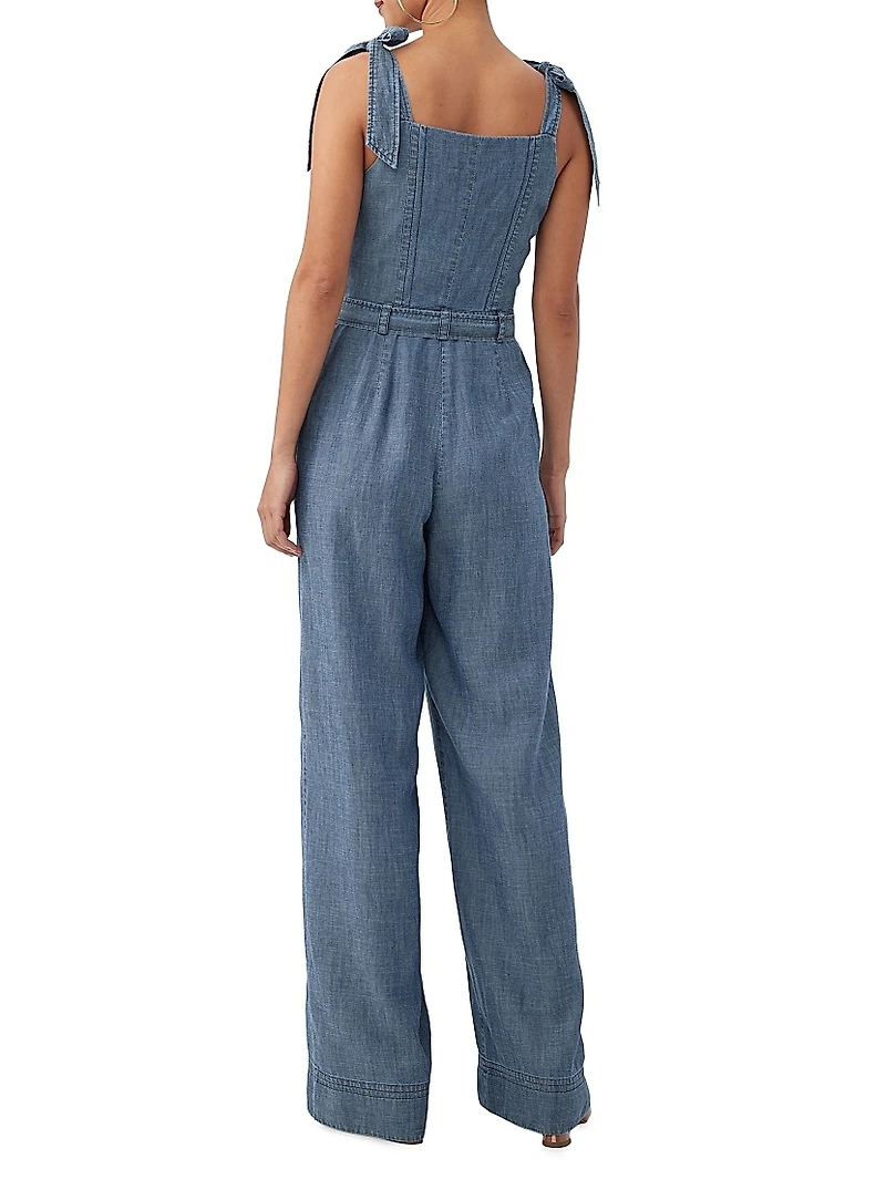 Pago Pago Linen-Blend Jumpsuit