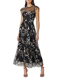Josephina Floral Organza Dress