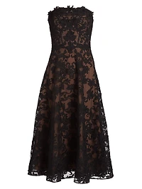 Lace Strapless Corset Maxi Dress