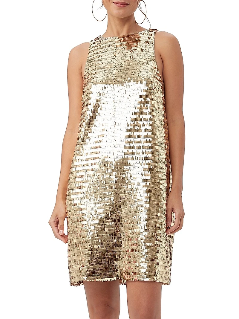 Koa Sequin Shift Minidress