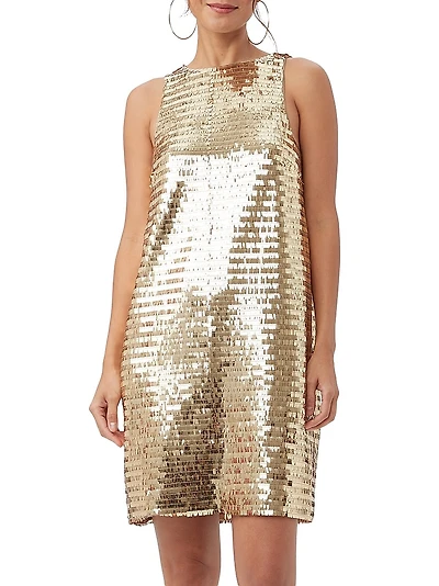 Koa Sequin Shift Minidress