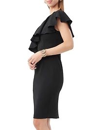 Luau Ruffled One-Shoulder Dress