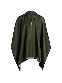 Hooded Wool-Lined Cape