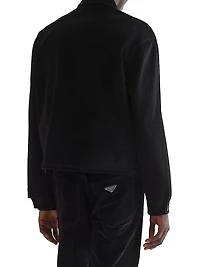 Cotton Velvet Blouson Jacket