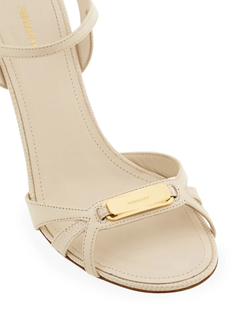 Dasy 70MM Leather Sandals