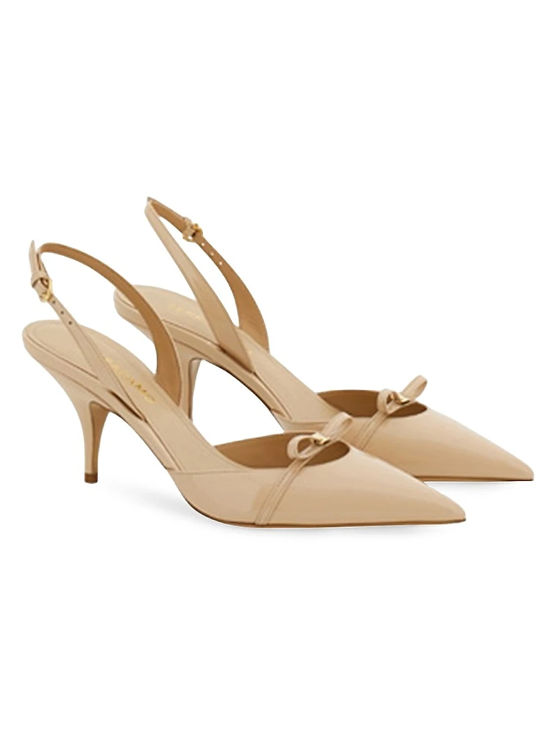 Gylla 70MM Patent Leather Pumps