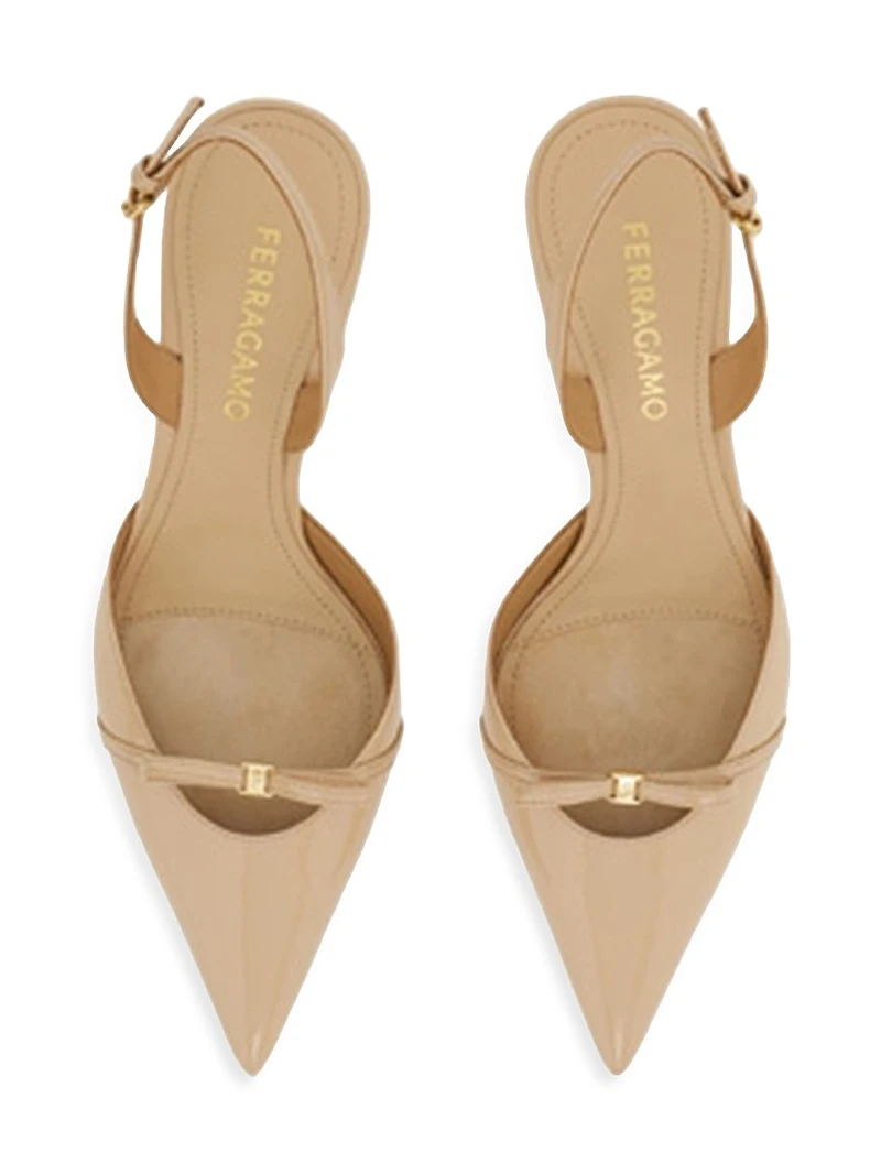 Gylla 70MM Patent Leather Pumps