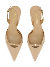 Gylla 70MM Patent Leather Pumps