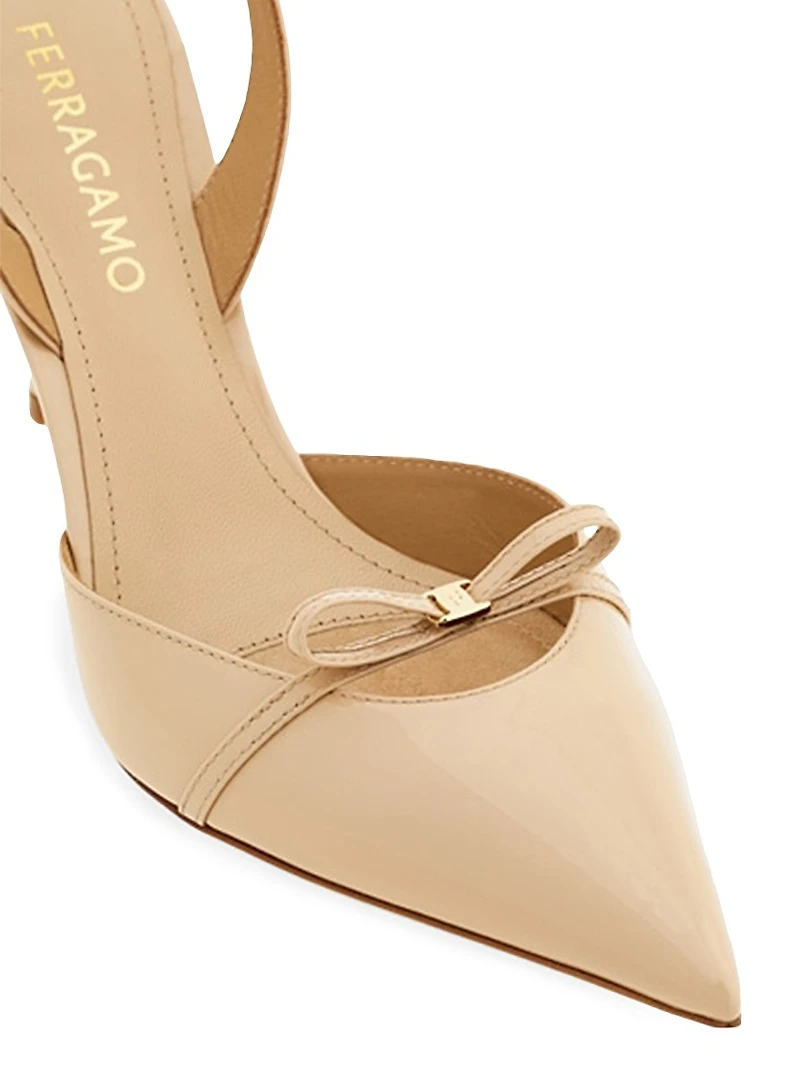 Gylla 70MM Patent Leather Pumps