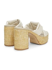 Douce 85MM Leather Pump Sandals