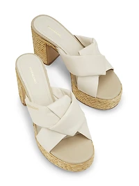 Douce 85MM Leather Pump Sandals