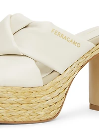 Douce 85MM Leather Pump Sandals