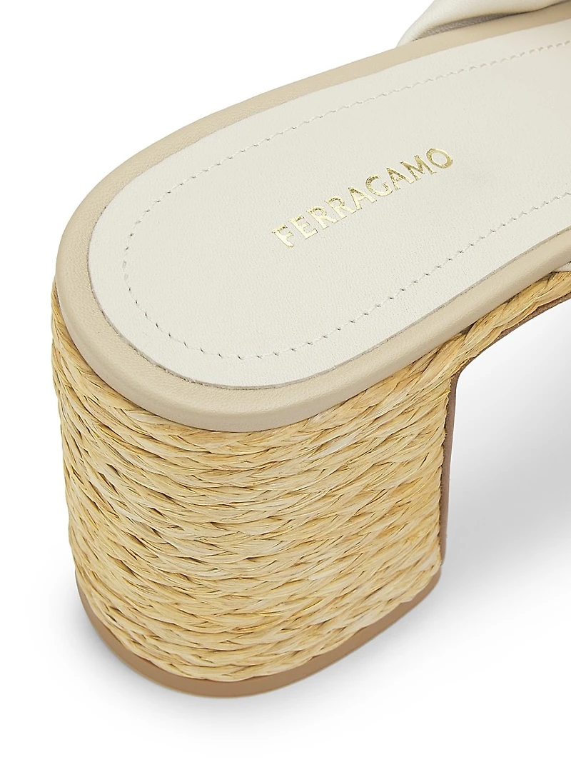 Douce 85MM Leather Pump Sandals