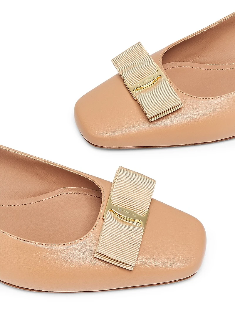 Rivada 25MM Leather Slingback Pumps