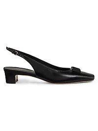 Rivada 25MM Patent Leather Slingback Pumps