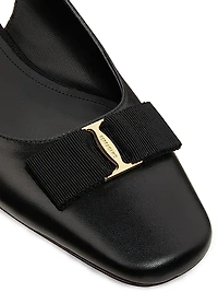 Rivada 25MM Patent Leather Slingback Pumps