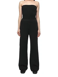 Allegra Knit Wide-Leg Pants