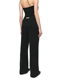 Allegra Knit Wide-Leg Pants