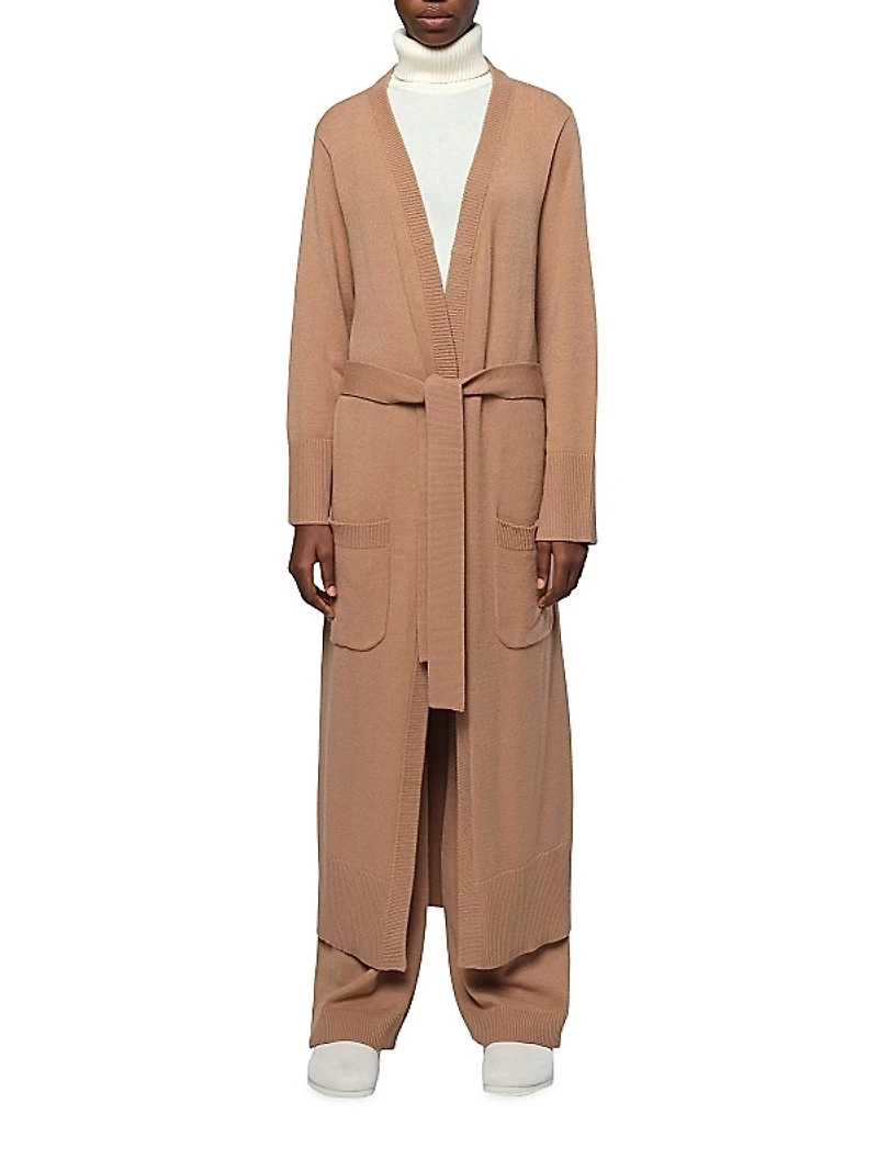 Alessi Long Tie-Waist Cardigan