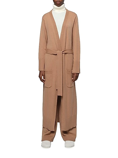 Alessi Long Tie-Waist Cardigan