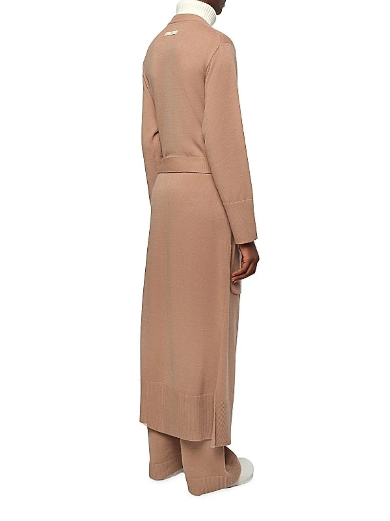 Alessi Long Tie-Waist Cardigan