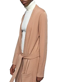 Alessi Long Tie-Waist Cardigan