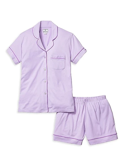 2-Piece Luxe Pima Cotton Pajama Shorts Set